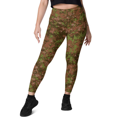 Russian Spectre Mountain CAMO Leggings with pockets - Womens With Pockets