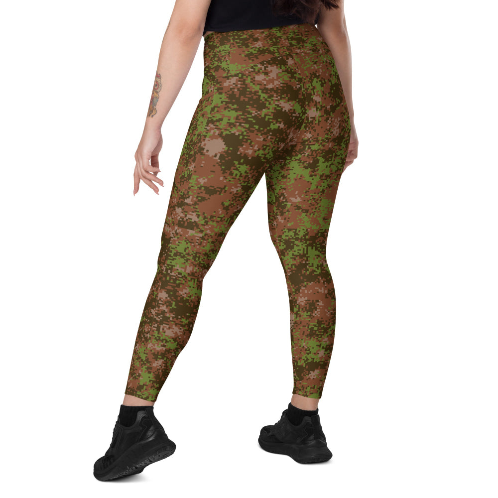 Russian Spectre Mountain CAMO Leggings with pockets - Womens With Pockets