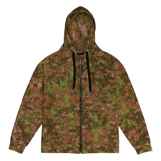 Russian Spectre Mountain CAMO Unisex zip hoodie - Zip Hoodie