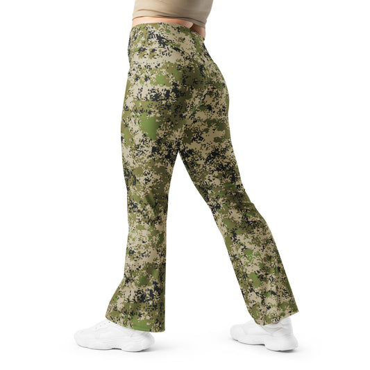 Russian Spectre SKVO CAMO Flare leggings - 2XS - Womens Leggings