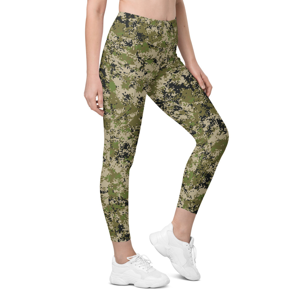 Russian Spectre SKVO CAMO Leggings with pockets - 2XS - Womens With Pockets