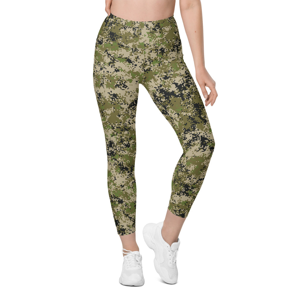 Russian Spectre SKVO CAMO Leggings with pockets - Womens With Pockets