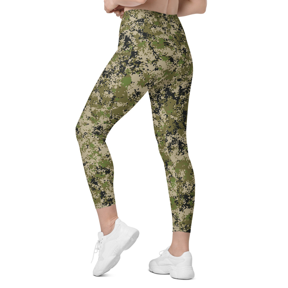 Russian Spectre SKVO CAMO Leggings with pockets - Womens With Pockets