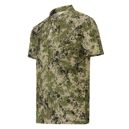 Russian Spectre SKVO CAMO Men’s slim fit polo - Mens Slim Fit Polo