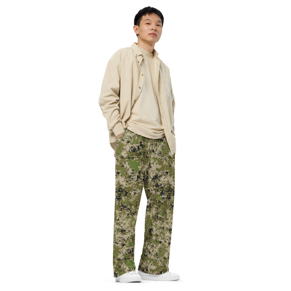 Russian Spectre SKVO CAMO unisex wide-leg pants - Unisex Wide-Leg Pants