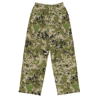 Russian Spectre SKVO CAMO unisex wide-leg pants - 2XS - Unisex Wide-Leg Pants