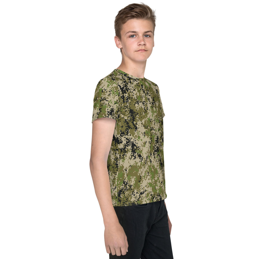 Russian Spectre SKVO CAMO Youth crew neck t-shirt - Crew Neck T-shirt