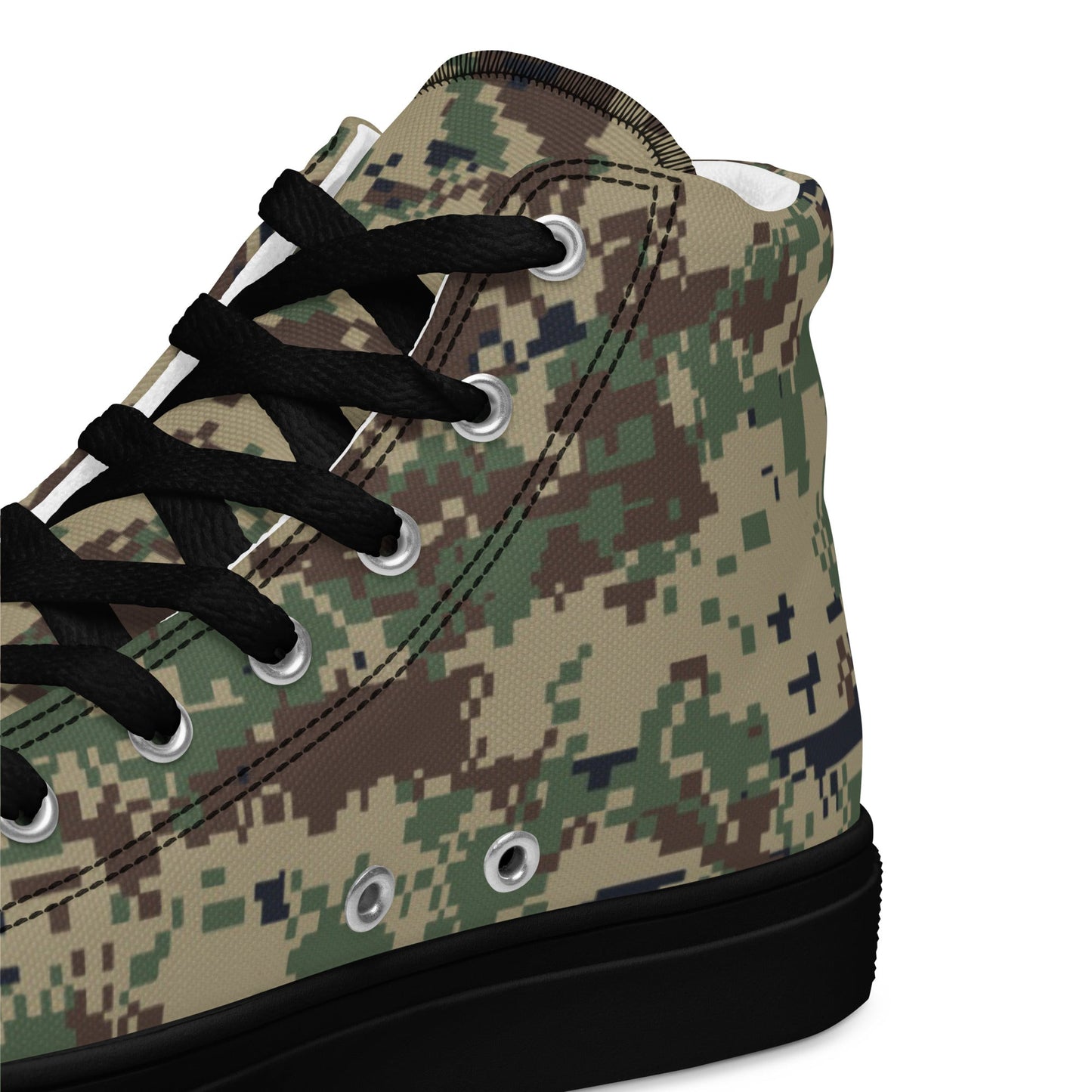 Russian SURPAT CAMO Mens high top canvas shoes - High Top Canvas Shoes