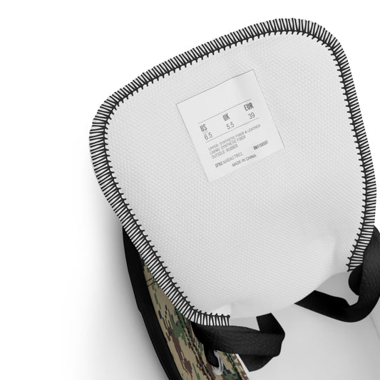 Russian SURPAT CAMO Mens high top canvas shoes - High Top Canvas Shoes