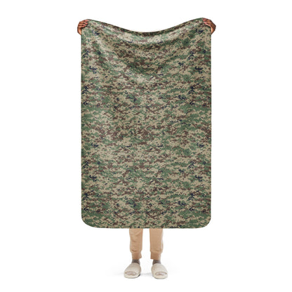 Russian SURPAT CAMO Sherpa blanket - 37″×57″ - Blankets