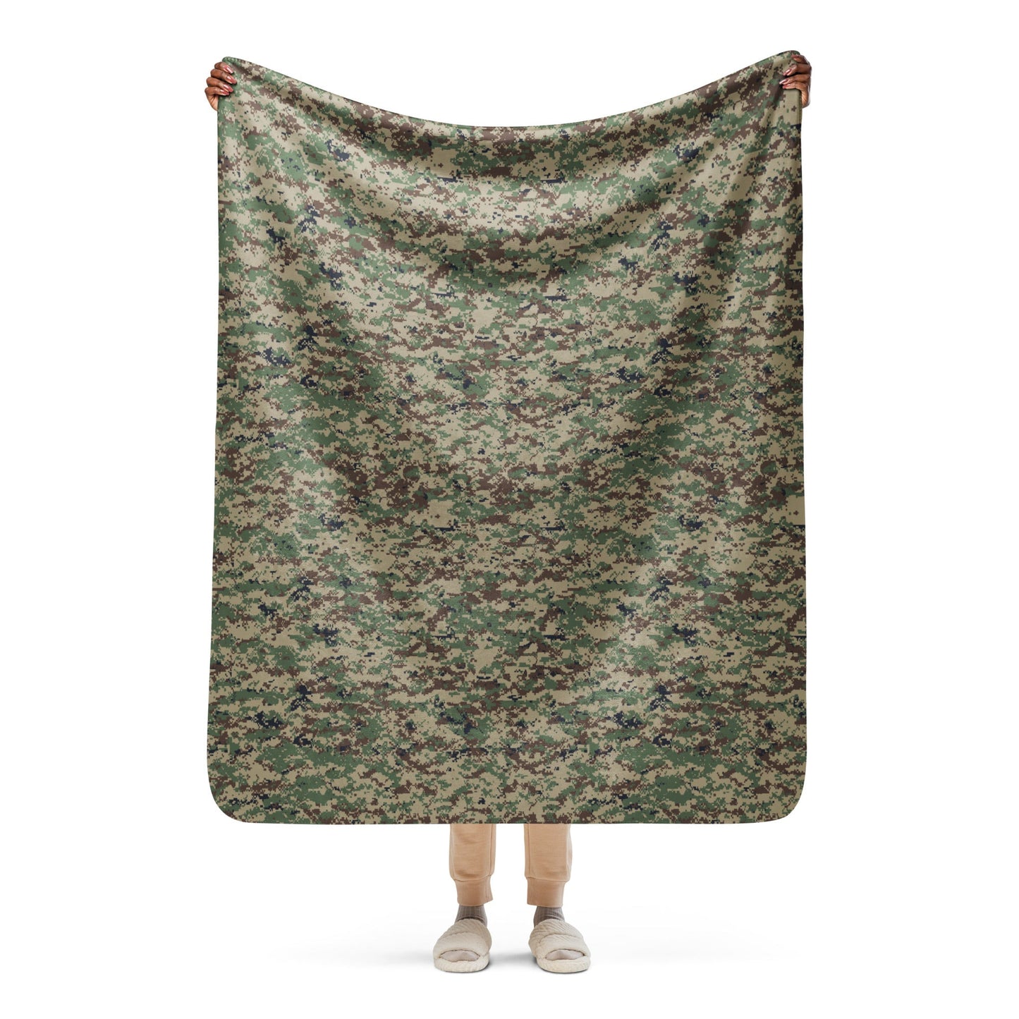 Russian SURPAT CAMO Sherpa blanket - 50″×60″ - Blankets