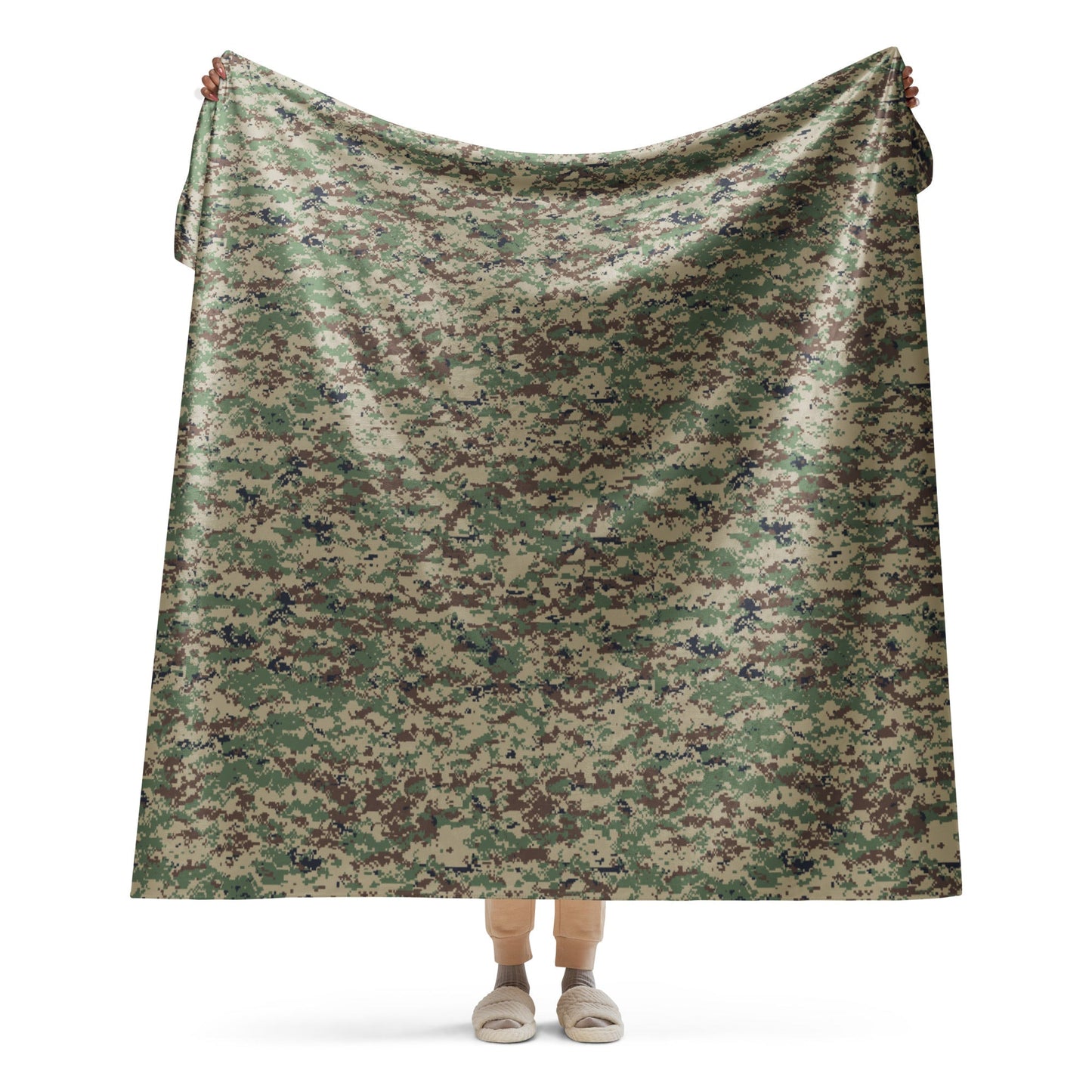 Russian SURPAT CAMO Sherpa blanket - 60″×80″ - Blankets