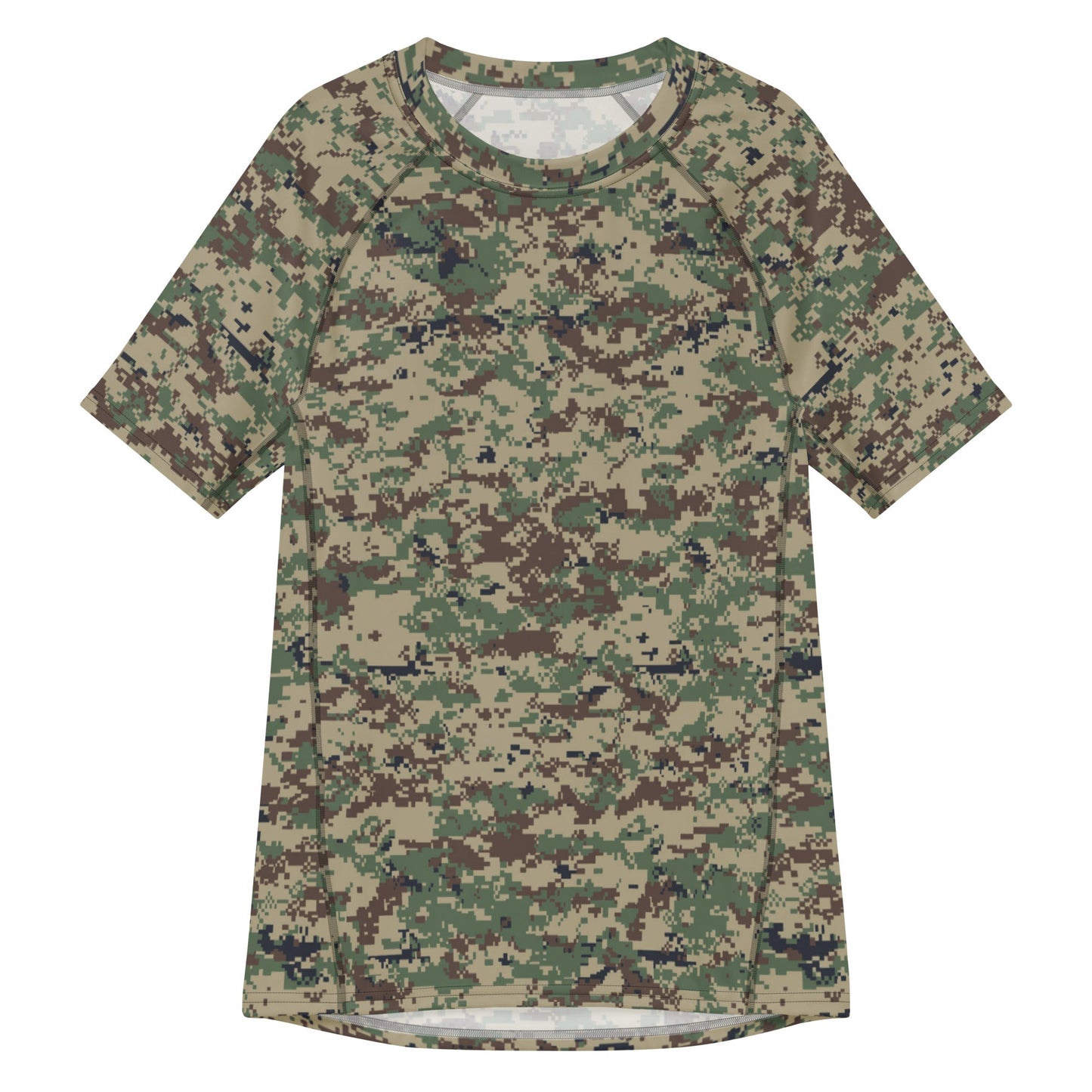Russian SURPAT CAMO short sleeve mens rash guard 2XS