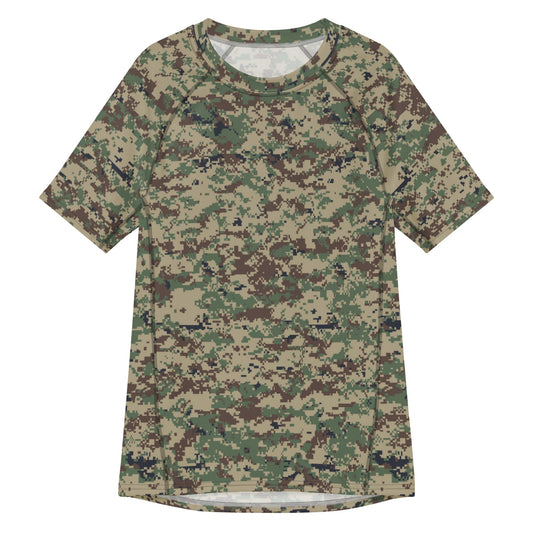 Russian SURPAT CAMO short sleeve mens rash guard 2XS