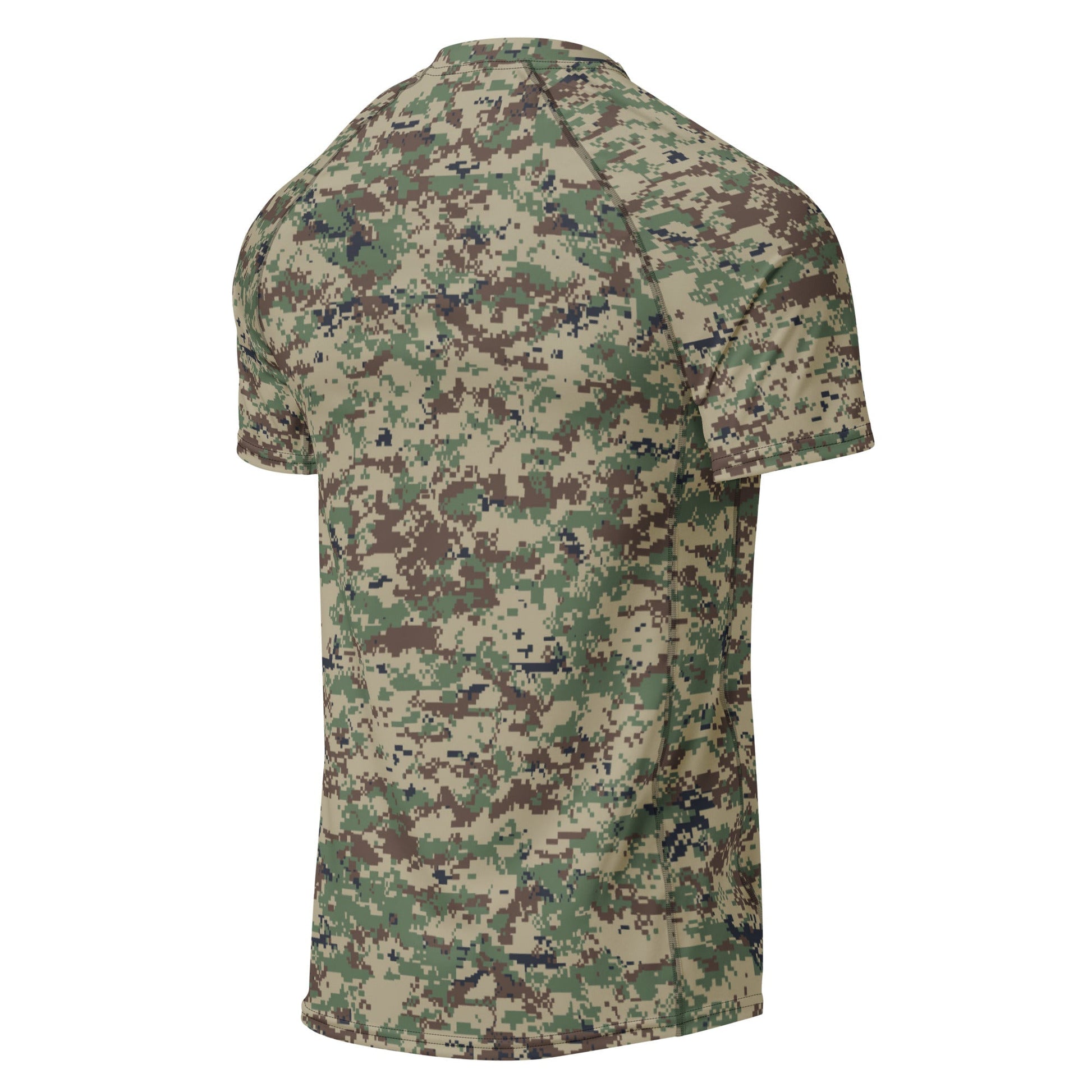 Russian SURPAT CAMO short sleeve mens rash guard