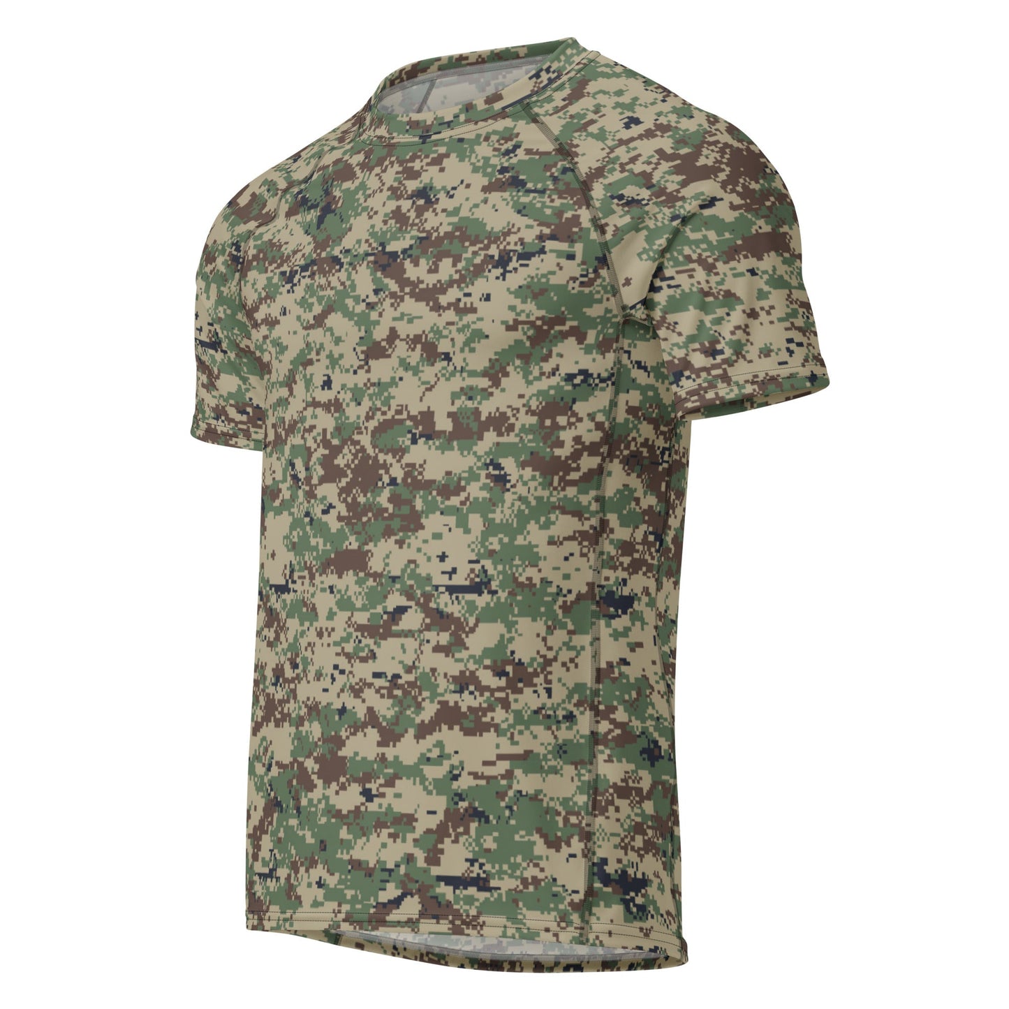 Russian SURPAT CAMO short sleeve mens rash guard