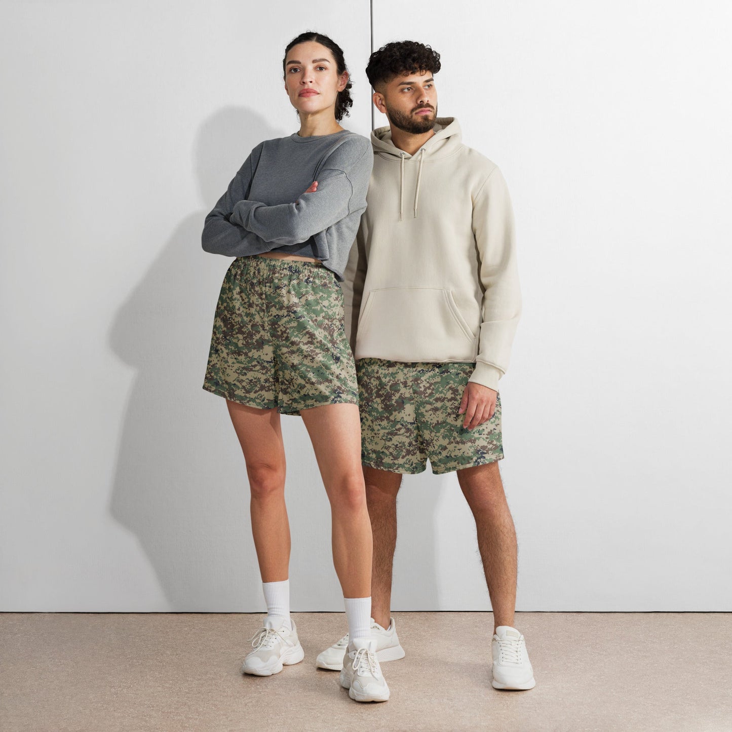 Russian SURPAT CAMO Unisex Athletic Long Shorts