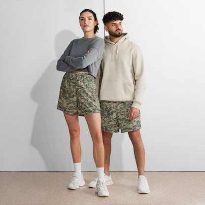 Russian SURPAT CAMO Unisex Athletic Long Shorts