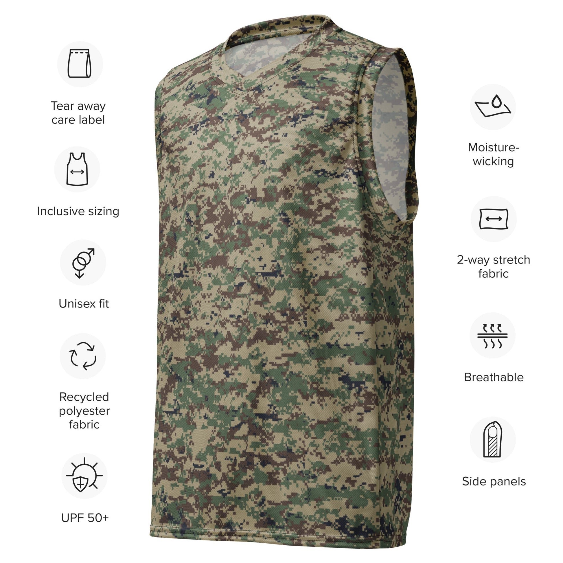 Russian SURPAT CAMO unisex basketball jersey - Basketball Jerseys