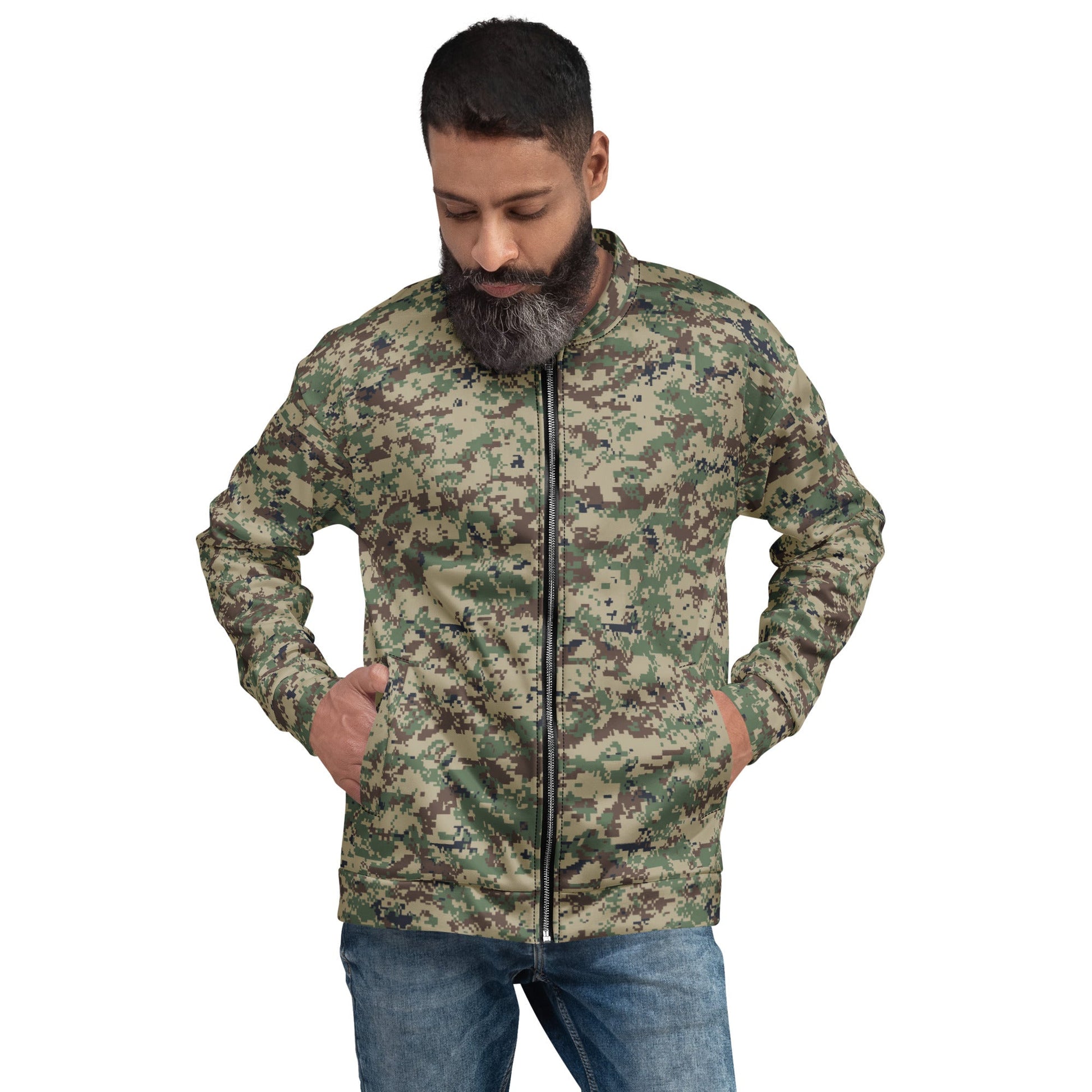 Russian SURPAT CAMO Unisex Bomber Jacket - XS - Jackets