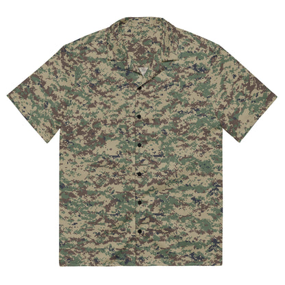 Russian SURPAT CAMO Unisex button shirt - 2XS - Button Shirts