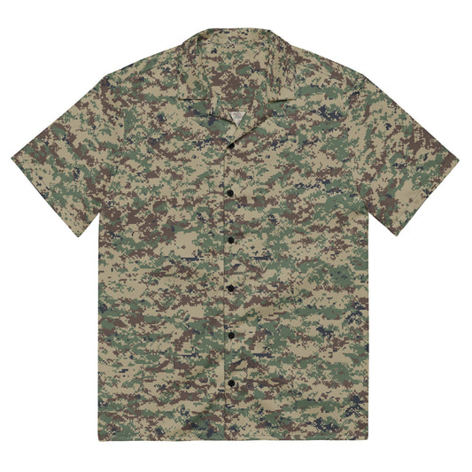 Russian SURPAT CAMO Unisex button shirt - 2XS - Button Shirts