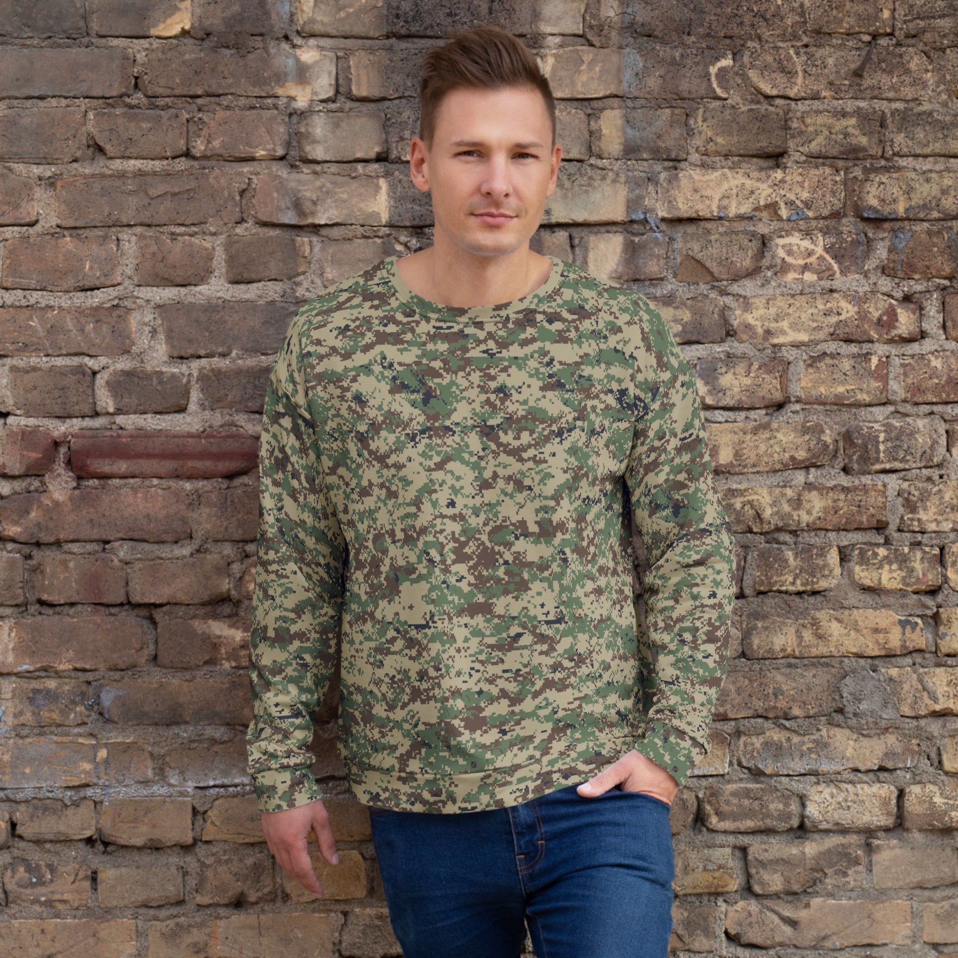 Russian SURPAT CAMO Unisex Sweatshirt - 2XS - Sweatshirts