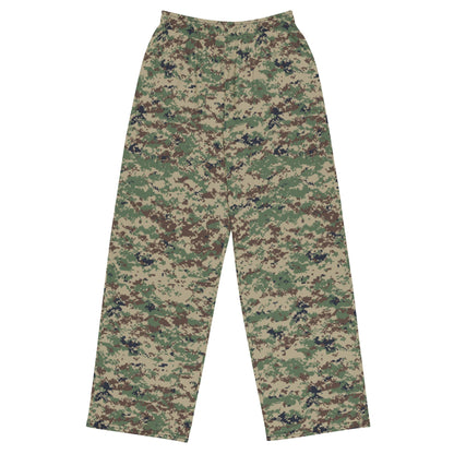 Russian SURPAT CAMO unisex wide-leg pants - 2XS - Wide-leg Pants