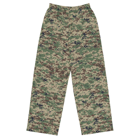 Russian SURPAT CAMO unisex wide-leg pants - 2XS - Wide-leg Pants