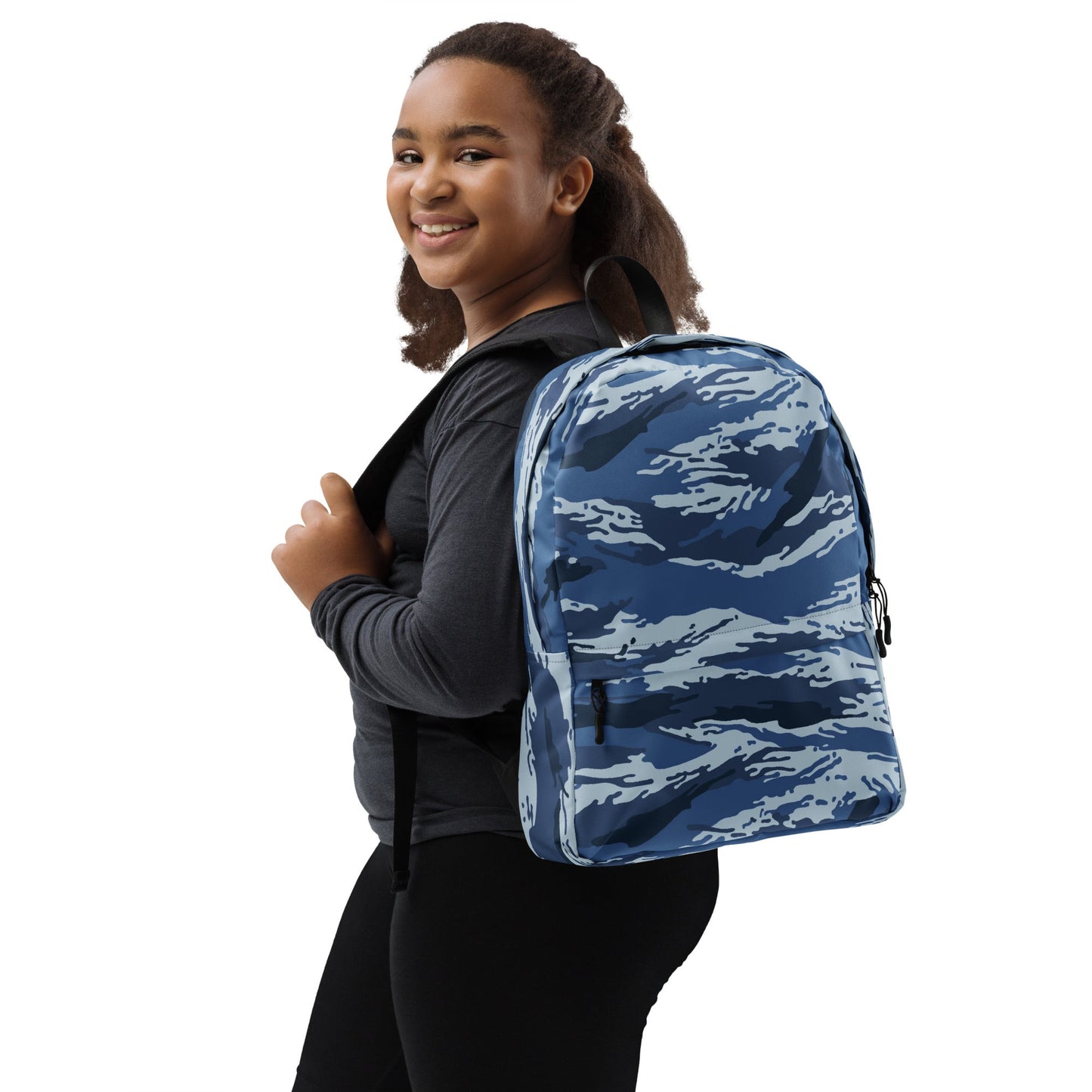Russian Tiger Stripe Kamysh Blue CAMO Backpack - Backpacks