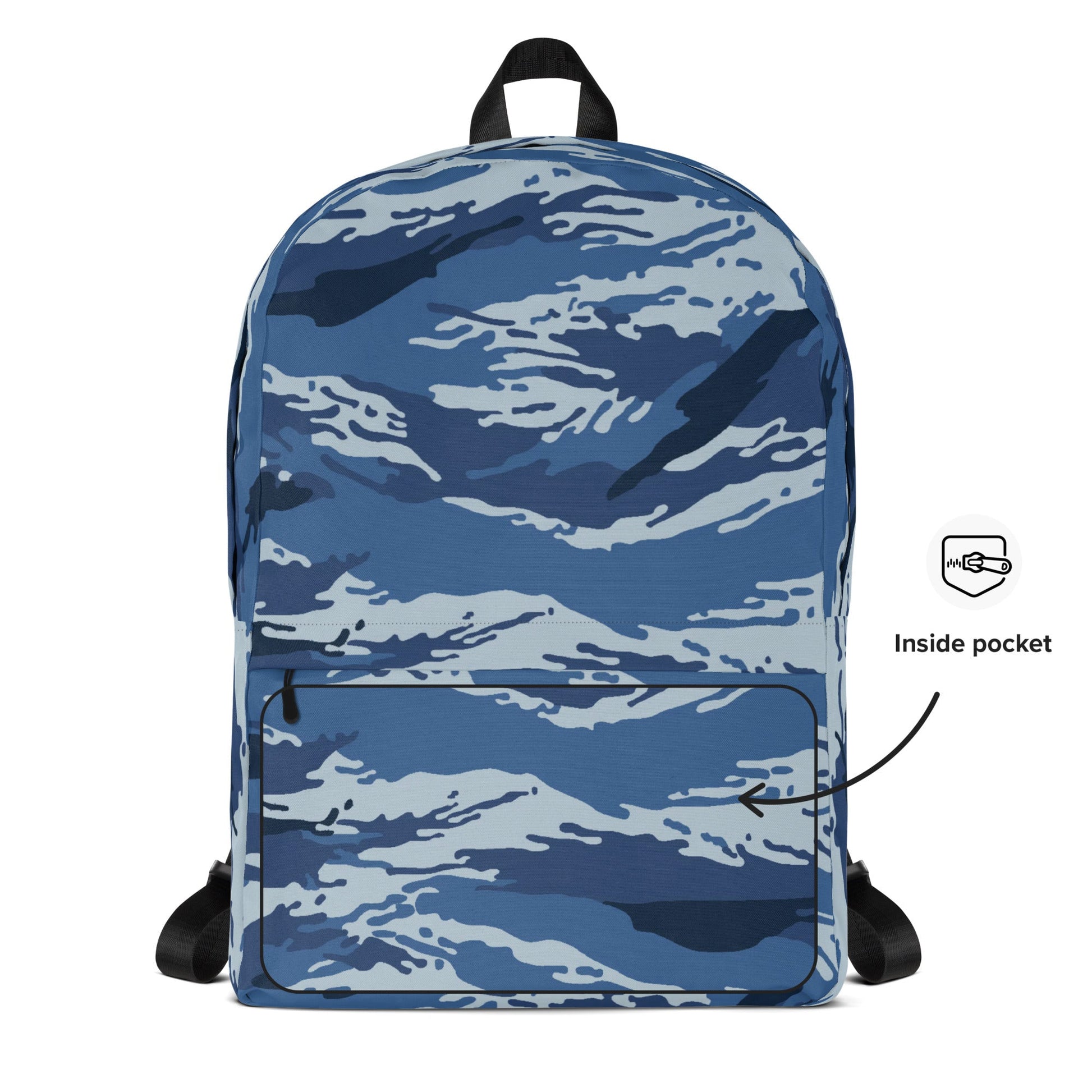 Russian Tiger Stripe Kamysh Blue CAMO Backpack - Backpacks