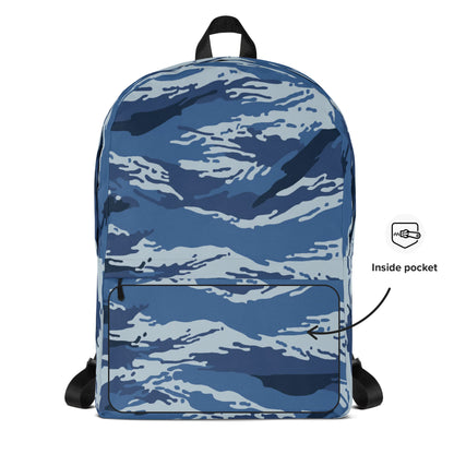 Russian Tiger Stripe Kamysh Blue CAMO Backpack - Backpacks