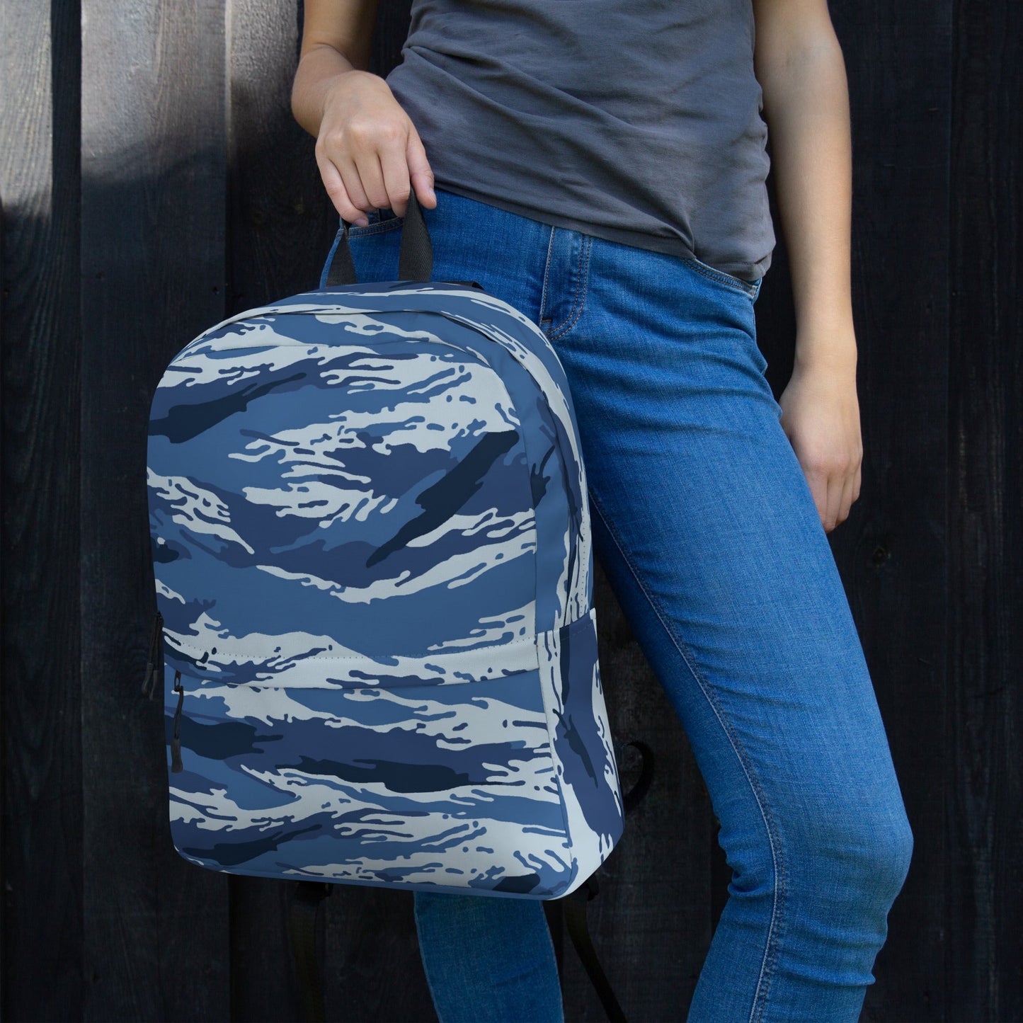 Russian Tiger Stripe Kamysh Blue CAMO Backpack - Backpacks