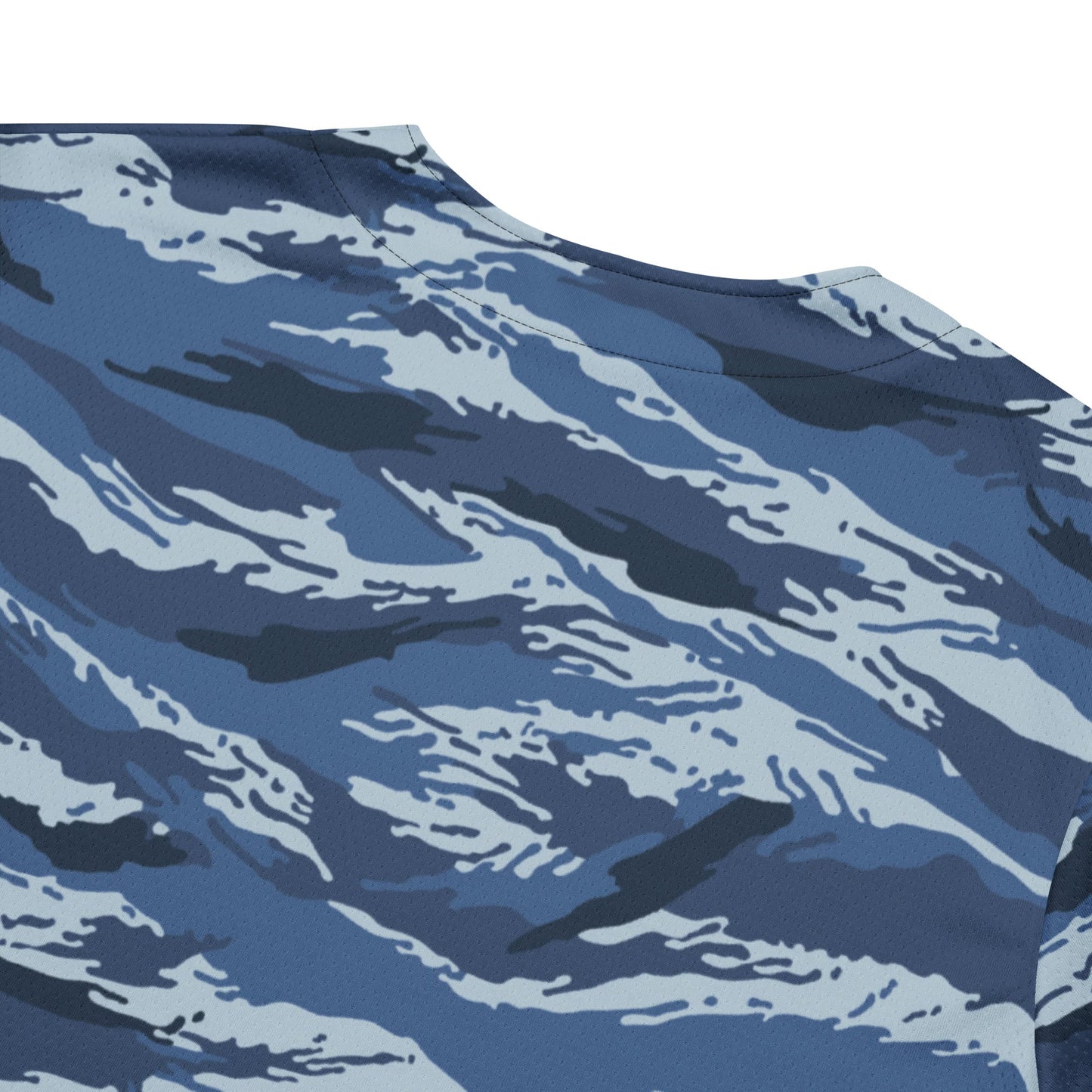 Russian Tiger Stripe Kamysh Blue CAMO baseball jersey - Baseball Jerseys