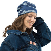 Tiger Stripe Kamysh Blue CAMO Beanie