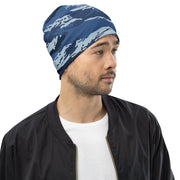 Tiger Stripe Kamysh Blue CAMO Beanie