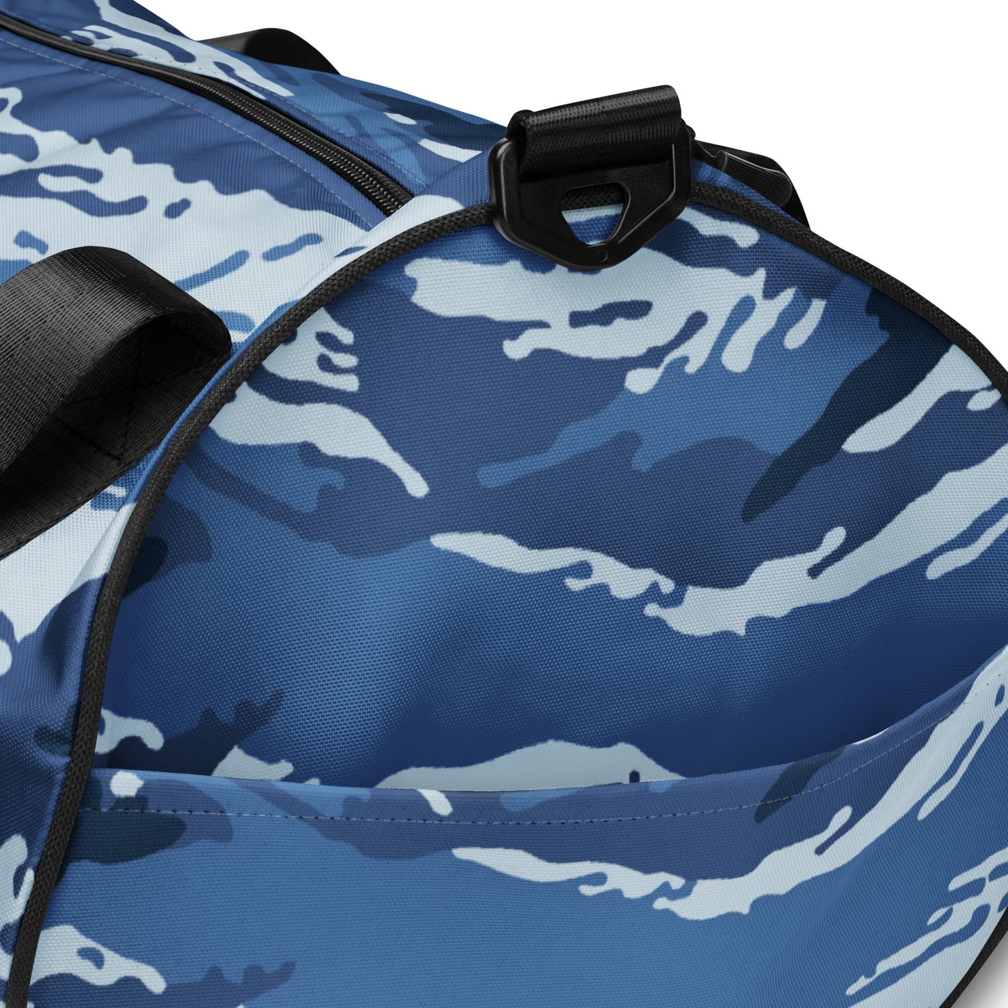 Russian Tiger Stripe Kamysh Blue CAMO gym bag - Gym Bags