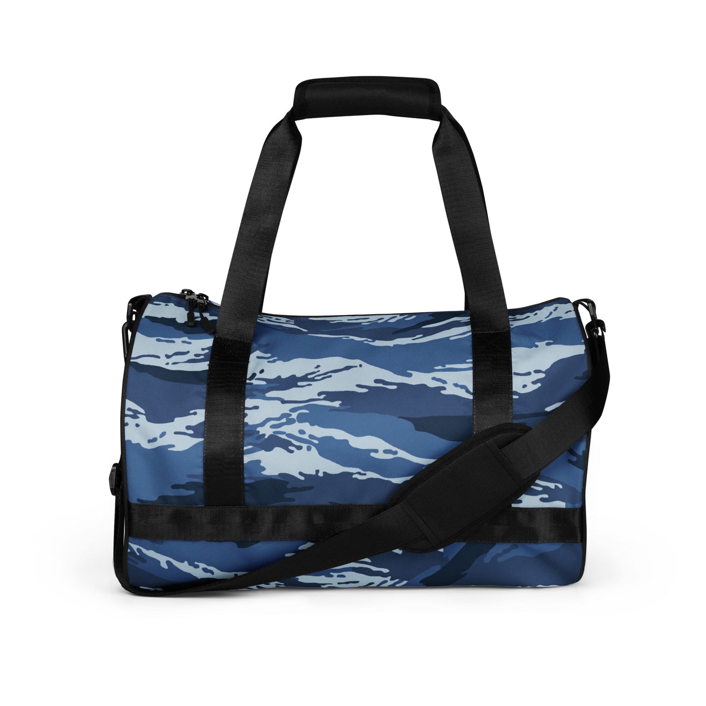 Russian Tiger Stripe Kamysh Blue CAMO gym bag - Gym Bags