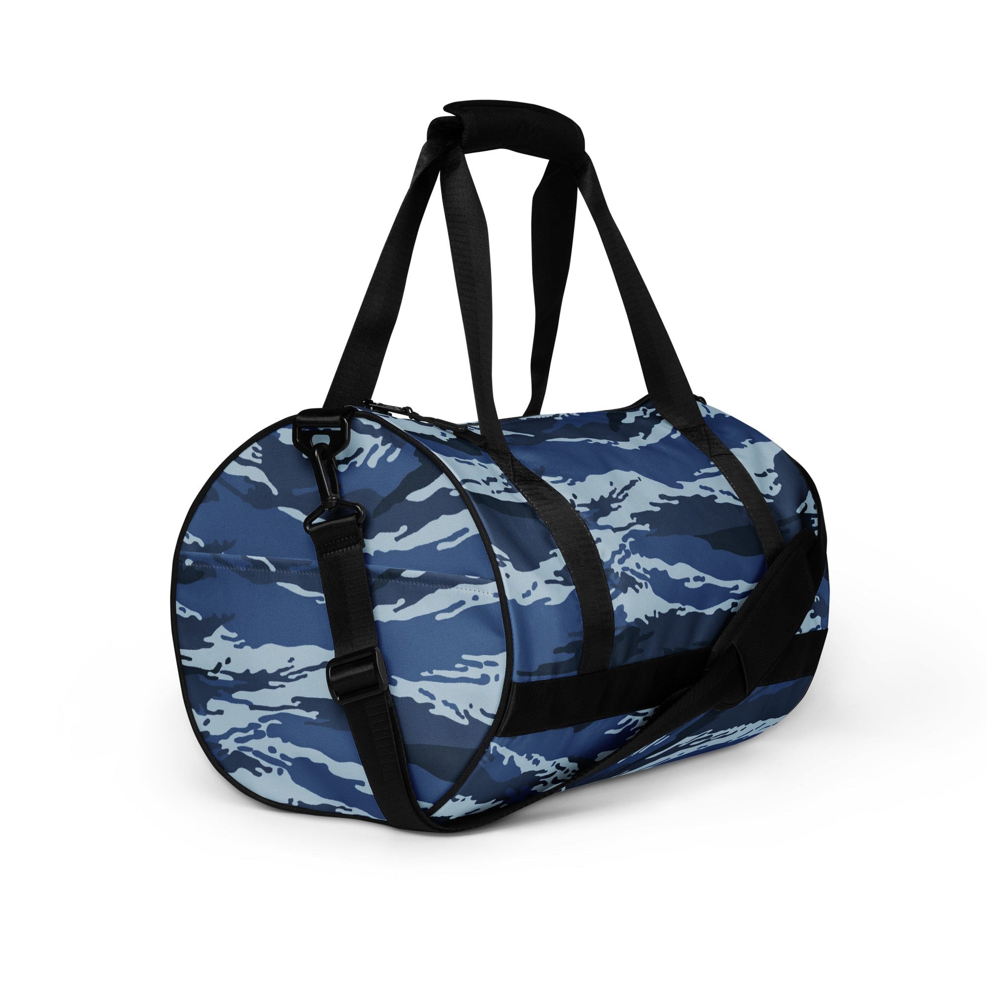Russian Tiger Stripe Kamysh Blue CAMO gym bag - Gym Bags