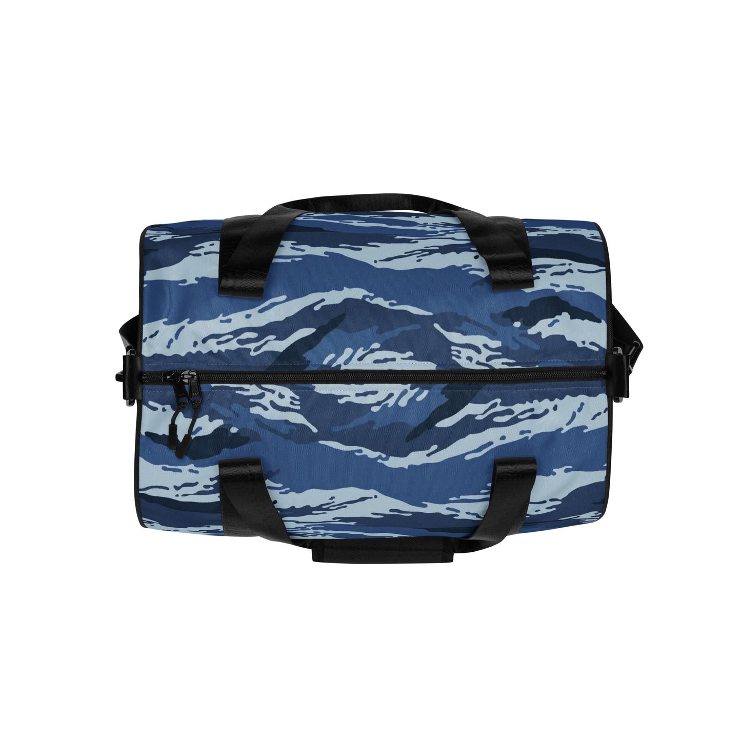 Russian Tiger Stripe Kamysh Blue CAMO gym bag - Gym Bags
