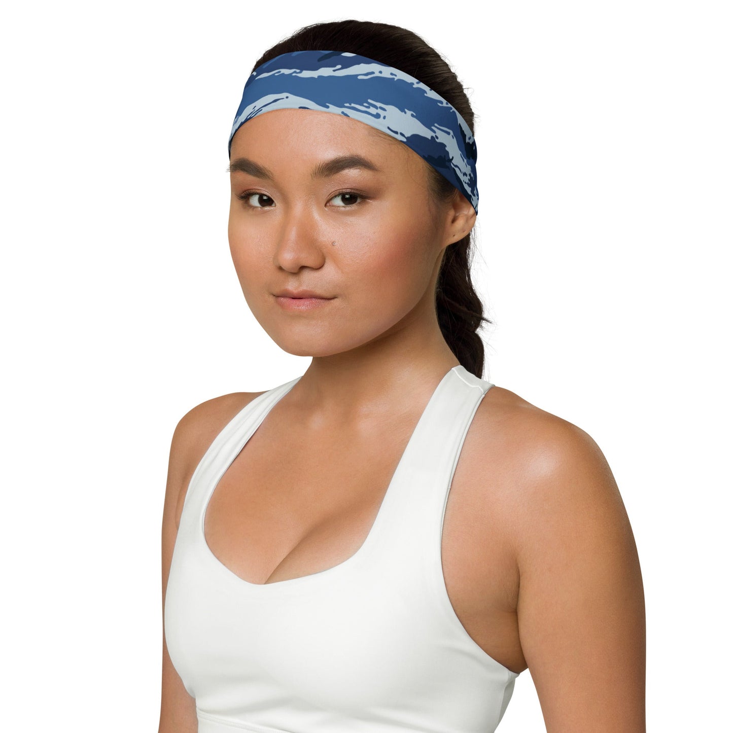Russian Tiger Stripe Kamysh Blue CAMO Headband