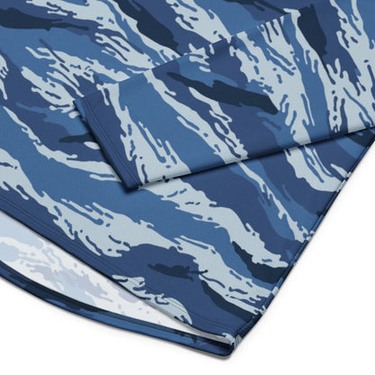 Russian Tiger Stripe Kamysh Blue CAMO hockey fan jersey - Hockey Jerseys