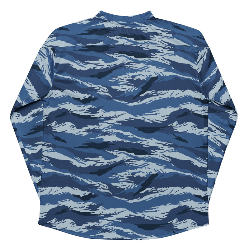 Tiger Stripe Kamysh Blue CAMO Unisex Hockey Fan Jersey