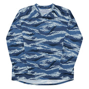 Tiger Stripe Kamysh Blue CAMO Unisex Hockey Fan Jersey