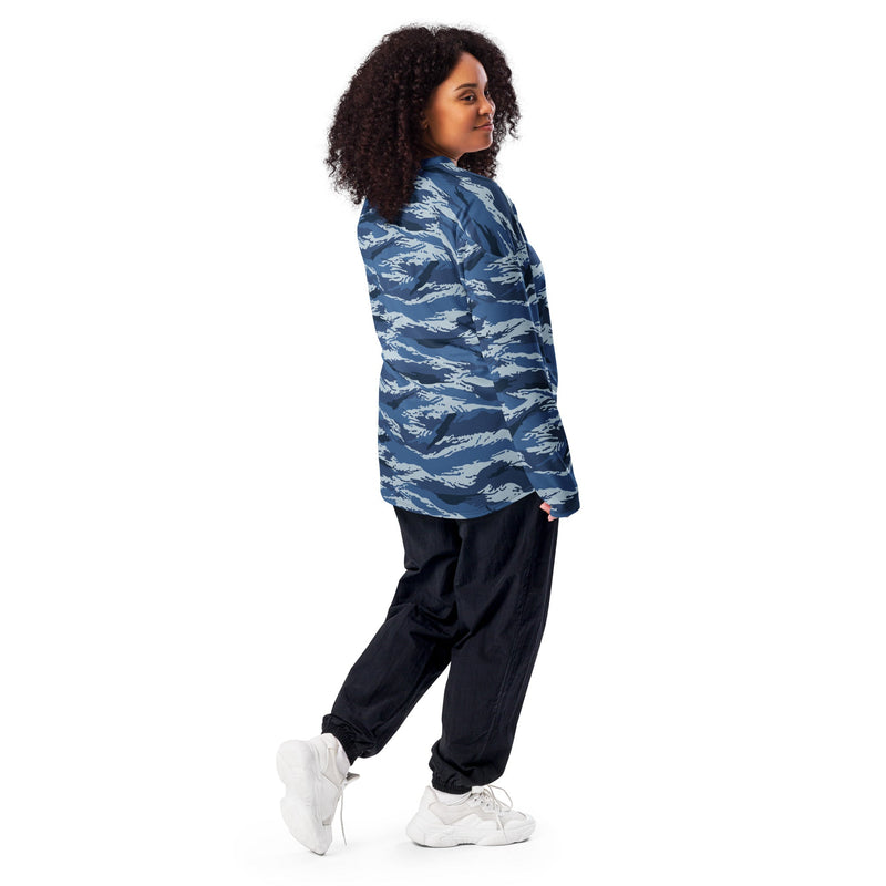 Tiger Stripe Kamysh Blue CAMO Unisex Hockey Fan Jersey