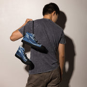 Tiger Stripe Kamysh Blue CAMO Mens High-Top Canvas Shoes