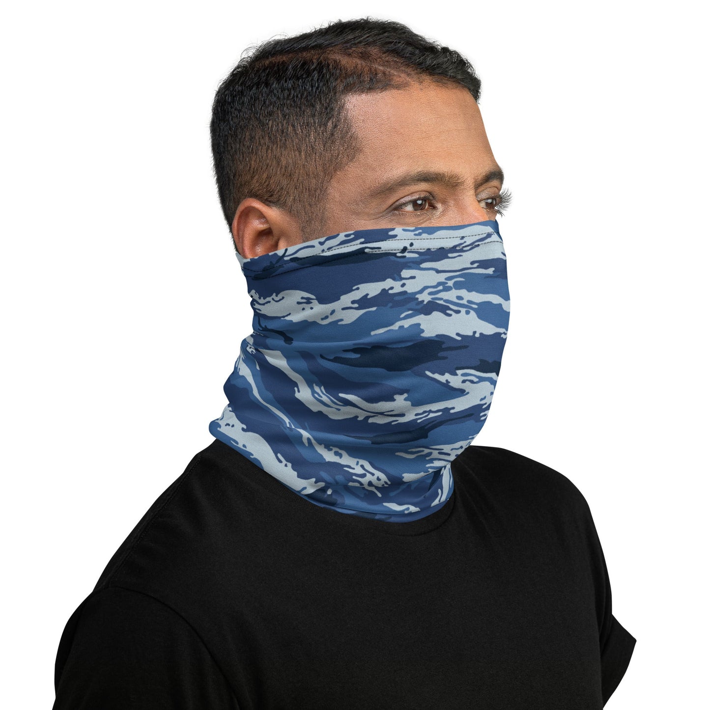 Russian Tiger Stripe Kamysh Blue CAMO Neck Gaiter Gaiters
