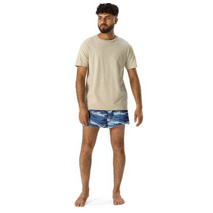 Russian Tiger Stripe Kamysh Blue CAMO Unisex Athletic Shorts