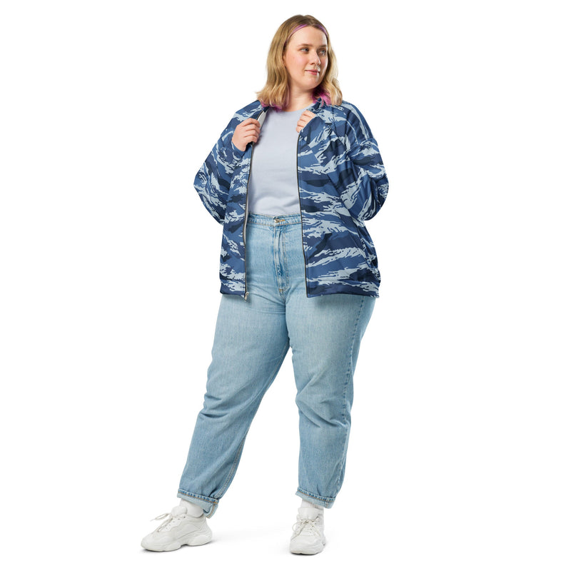 Tiger Stripe Kamysh Blue CAMO Unisex Bomber Jacket