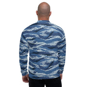 Tiger Stripe Kamysh Blue CAMO Unisex Bomber Jacket